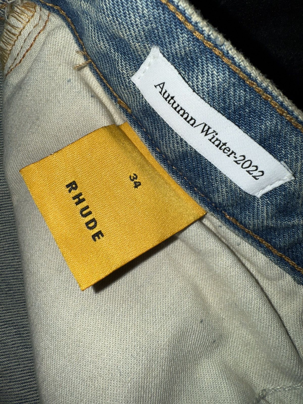 Rhude RARE Rhude DOODLE PRINT Jeans Size 34 Size US 34 / EU 50 - 3 Thumbnail