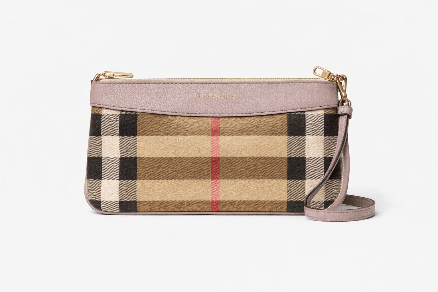 Burberry Purple Peyton house check bag Size ONE SIZE - 1 Thumbnail