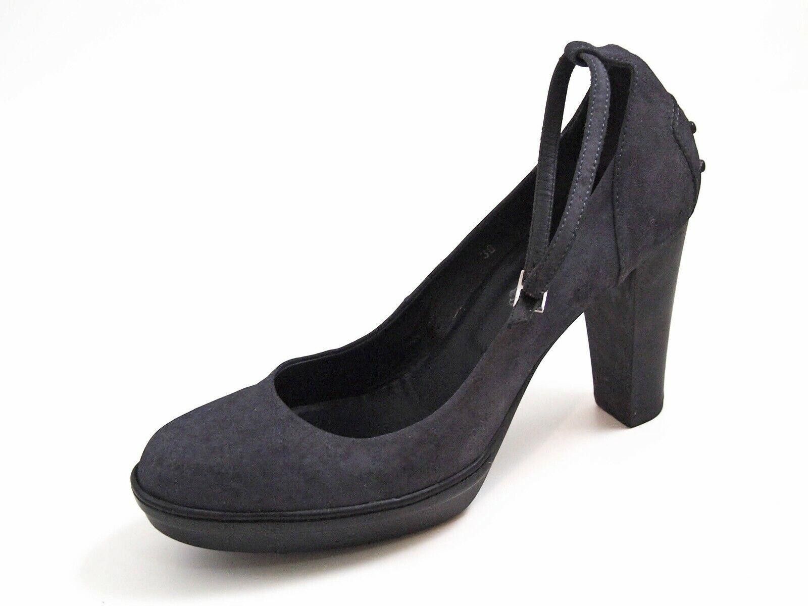 Tod's Tod's Mary Jane Heels Gray Suede Womens US 8 EU 38 Size US 8 / IT 38 - 1 Thumbnail