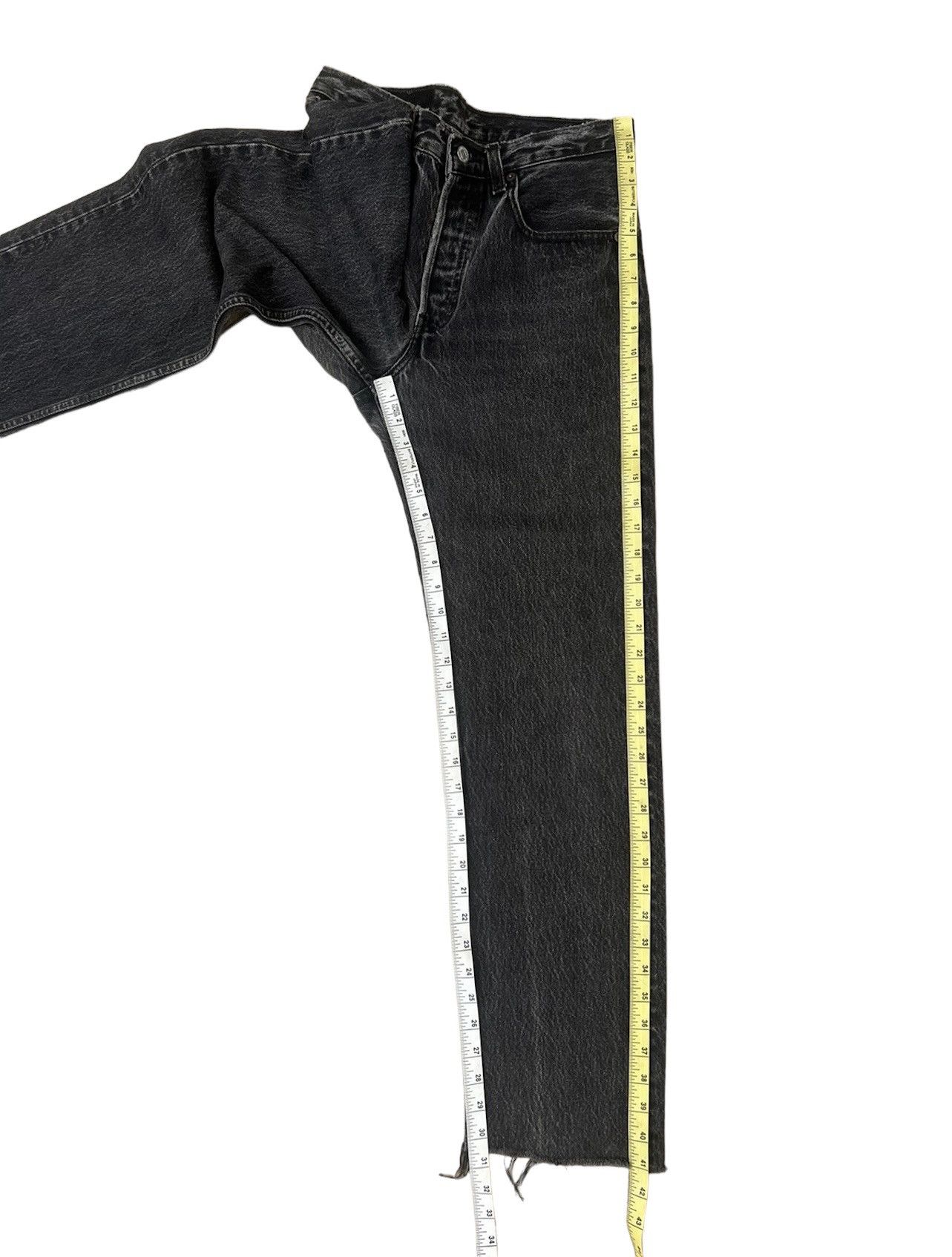 Levi's Vintage 1995 Levi’s 501 Faded Black Denim Jeans Size US 30 / EU 46 - 5 Thumbnail