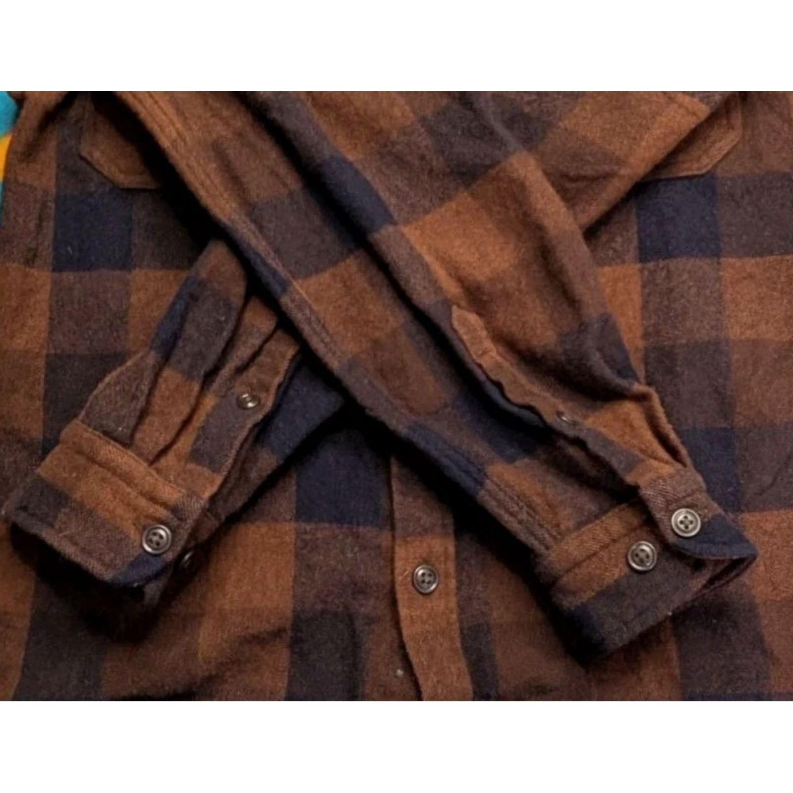 Filson Filson Northwest Wool Shirt Brown Plaid Button Up Long Sleeve Medium Mens Casual Workwear Outdoor Classic Size US M / EU 48-50 / 2 - 2 Thumbnail
