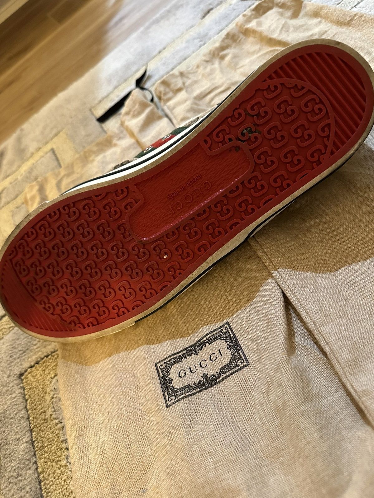 Gucci GG GUCCI TENNIS 1977 SNEAKER Size US 10 / EU 43 - 11 Thumbnail