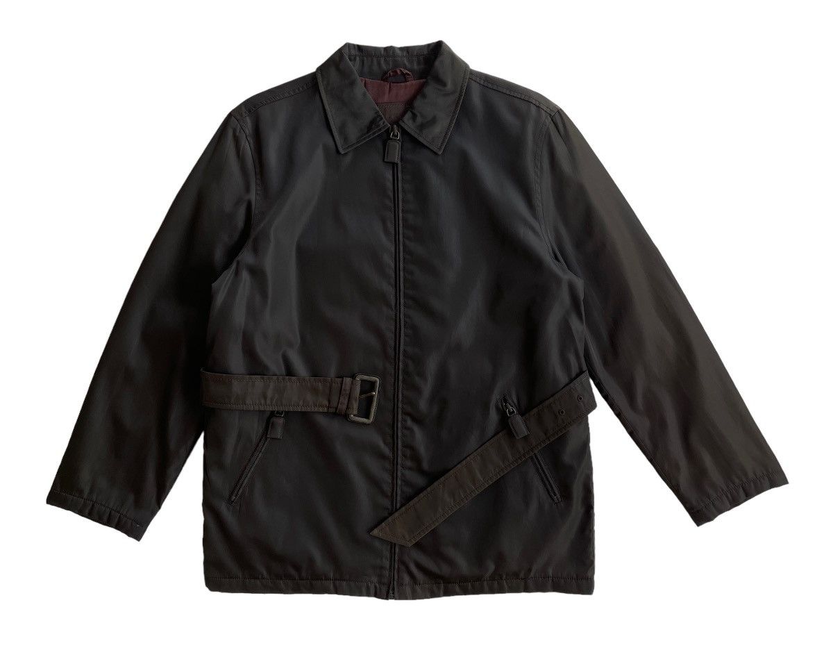 Prada Vintage Prada Belted Nylon Jacket Size US M / EU 48-50 / 2 - 5 Thumbnail