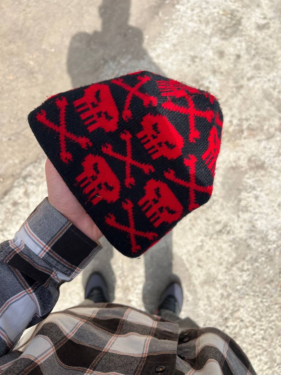 Vintage VERY RARE SKULL MONOGRAM DESIGNER HATS JAPANESE SK8 Y2K 90s Size ONE SIZE - 4 Thumbnail