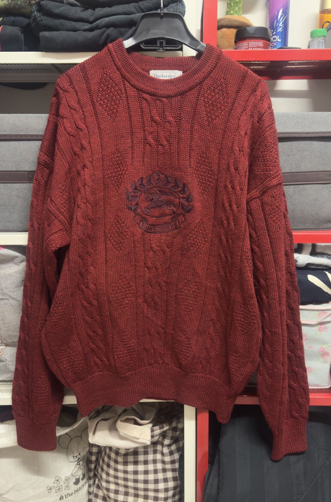 Burberry Vintage Burberry Knit Sweater Size US M / EU 48-50 / 2 - 1 Thumbnail