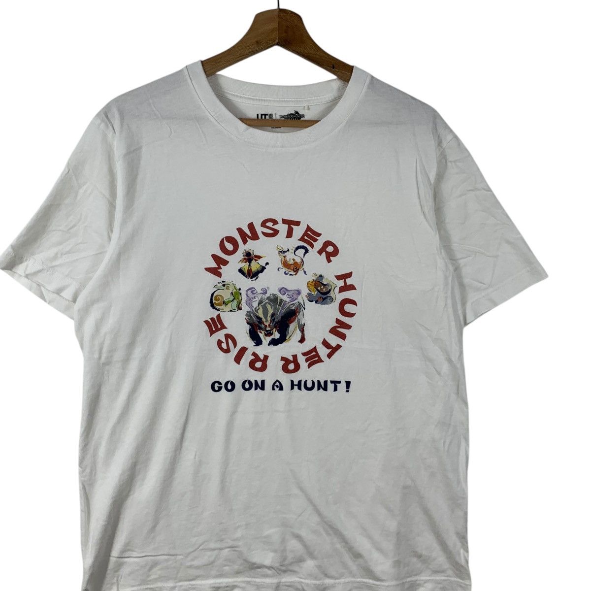Uniqlo UNIQLO x MONSTER HUNTER RISE Video Game Console Tee Shirt Size US L / EU 52-54 / 3 - 3 Thumbnail