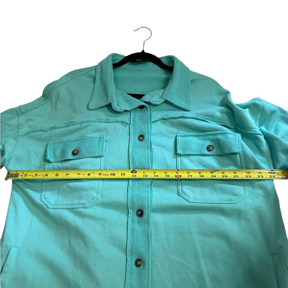 Designer VICI l Charliegh Cotton Blend Shacket Mint Green Medium Size M / US 6-8 / IT 42-44 - 6 Thumbnail