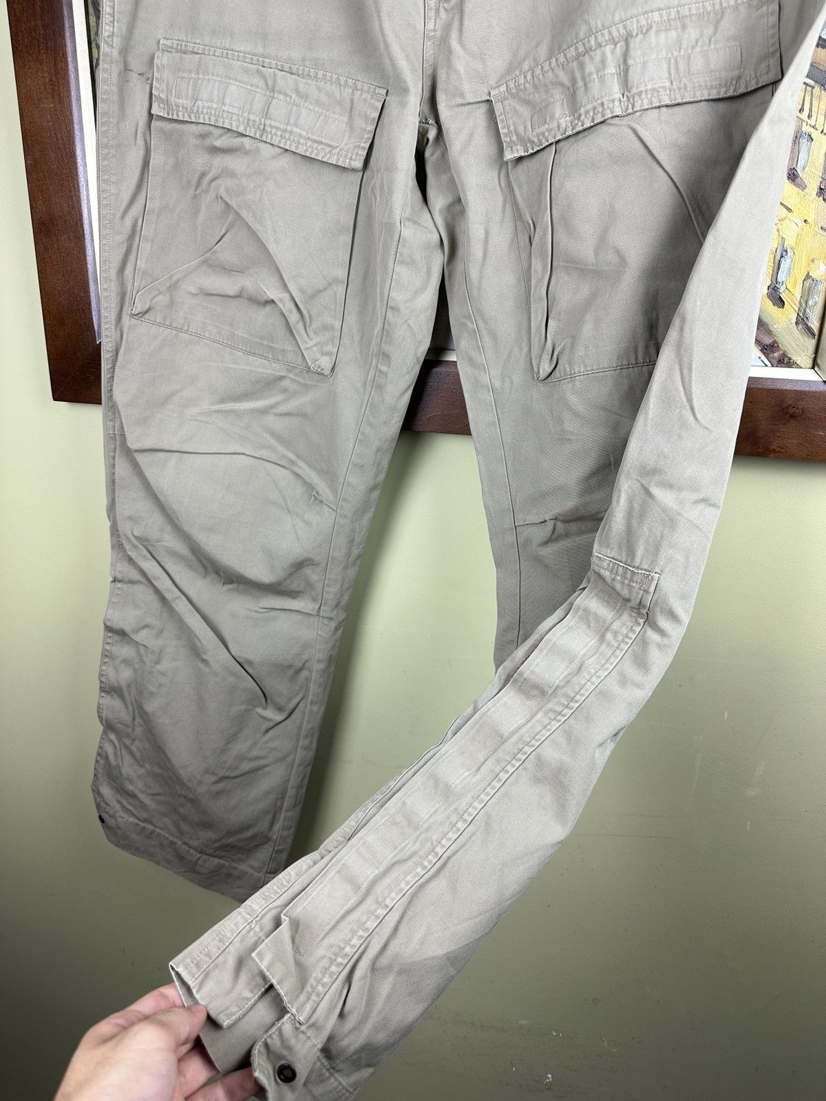 Japanese Brand Vintage 2000s cargo parachute wide trousers pants Size US 36 / EU 52 - 4 Thumbnail