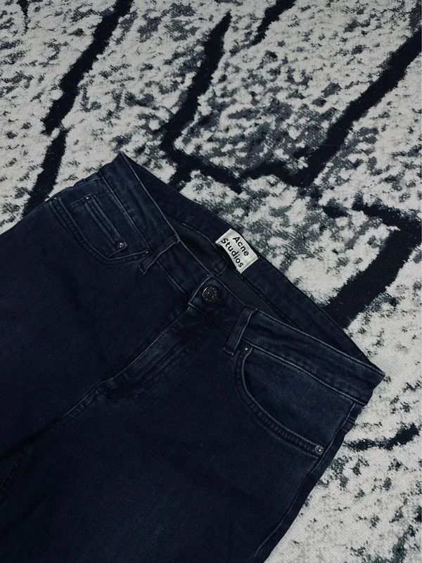 Acne Studios Acne Studios skin 5 jeans deep navy blue 28 32 Size 28" / US 6 / IT 42 - 3 Thumbnail