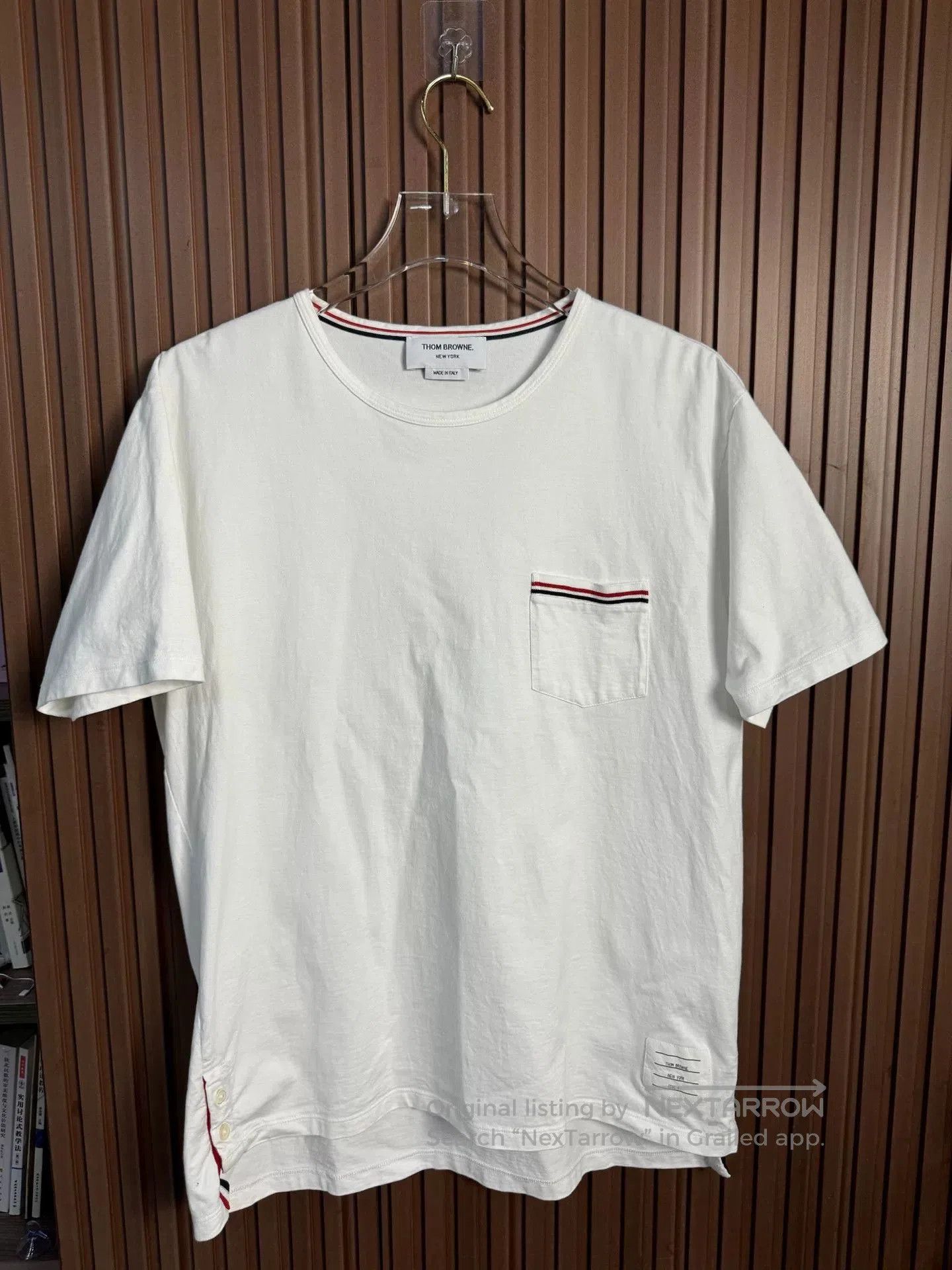 Thom Browne Thom Browne White Short. Size US XL / EU 56 / 4 - 1 Thumbnail