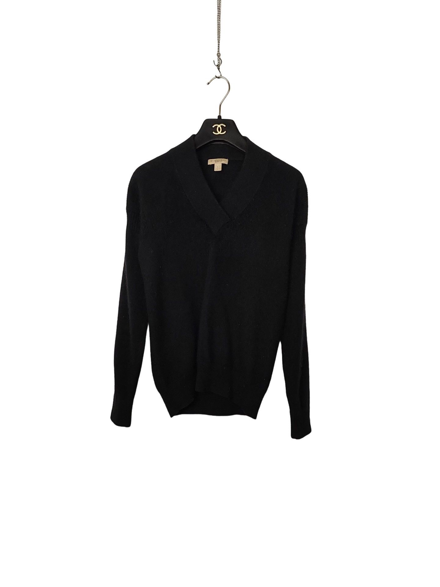 Burberry Burberry Cashmere V-Neck Sweater Size S Size S / US 4 / IT 40 - 1 Thumbnail