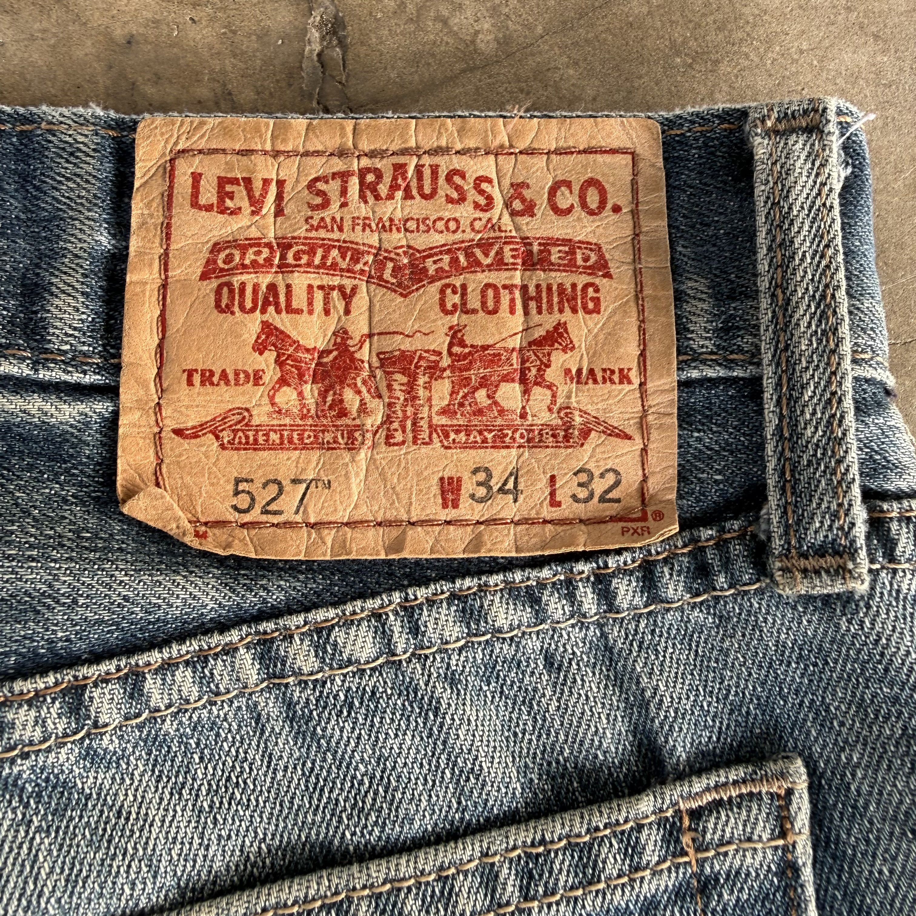 Levi's Vintage Levi's Low Bootcut Flare Denim Jean Size US 34 / EU 50 - 12 Thumbnail