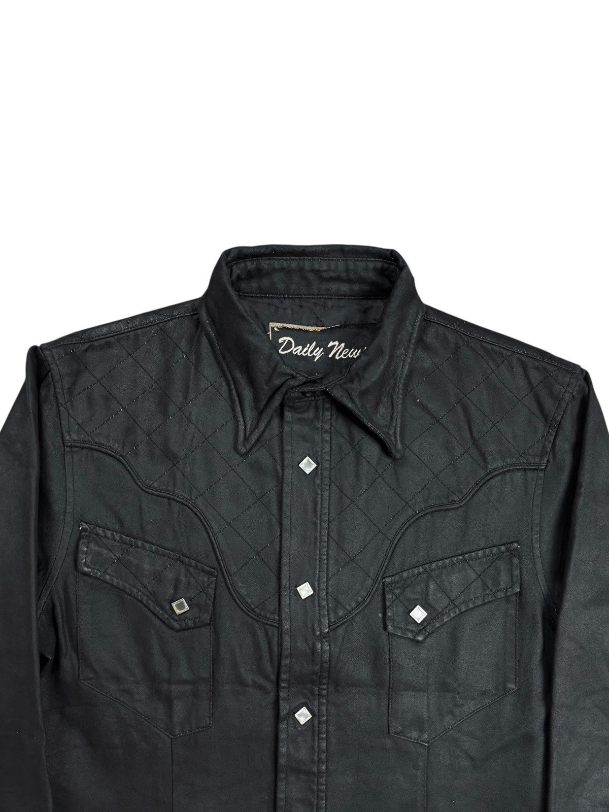 Ekam 2000s Daily News - Vkei Style Western Cowboy Button Shirt Size US M / EU 48-50 / 2 - 4 Thumbnail