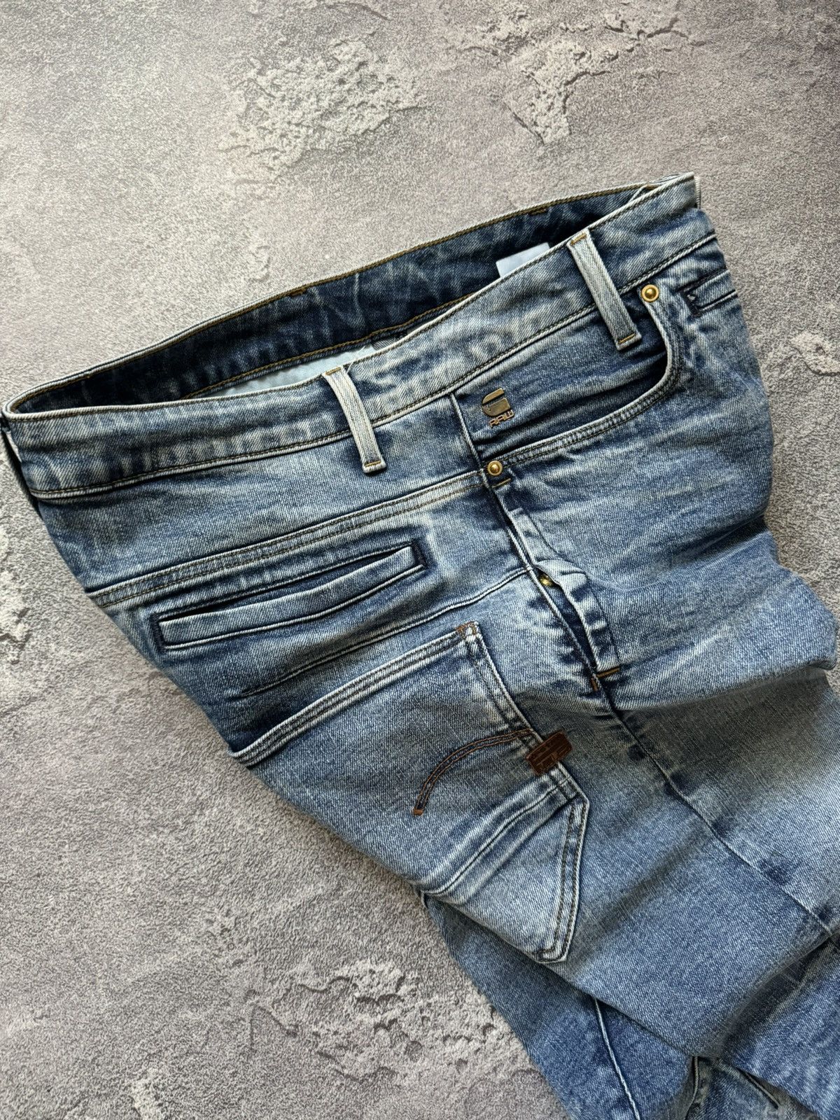 G-Star × Vintage G star raw 31/34 DSTAQ 3D super slim denim jean trouser pant Size US 31 - 16 Thumbnail