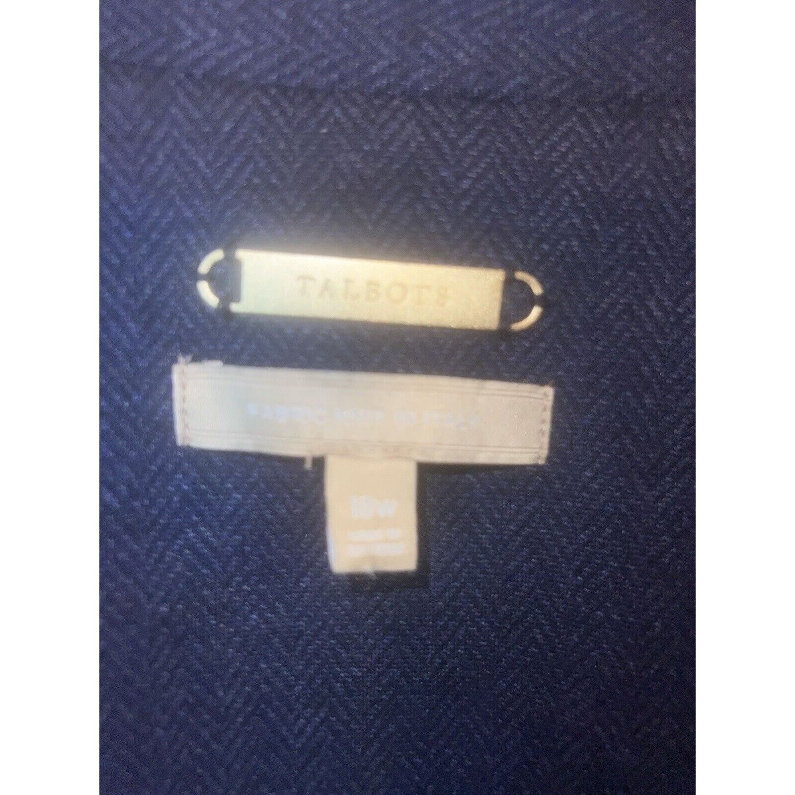 Other Talbots Womens Navy Blue Blazer Jacket 18 Shawl Lapel Single Size XXL / US 16-18 / IT 52-54 - 2 Thumbnail
