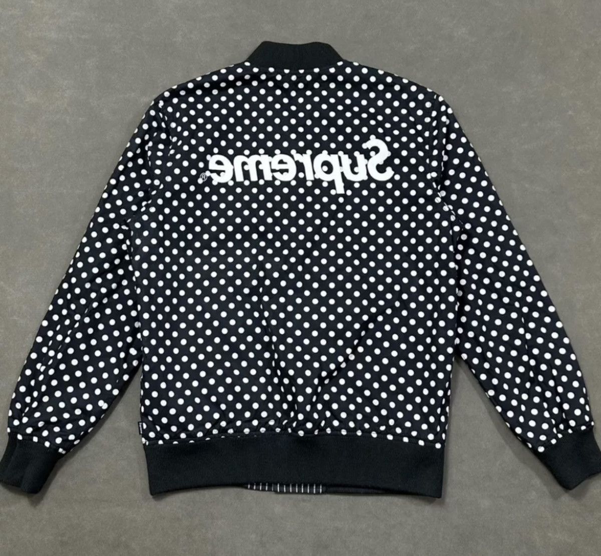 Comme des Garcons × Supreme Supreme cdg shirt reversible varsity bomber Jacket Size US S / EU 44-46 / 1 - 5 Thumbnail