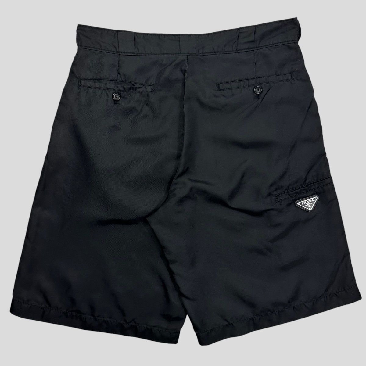 Prada Nylon Gabardine Shorts Grailed