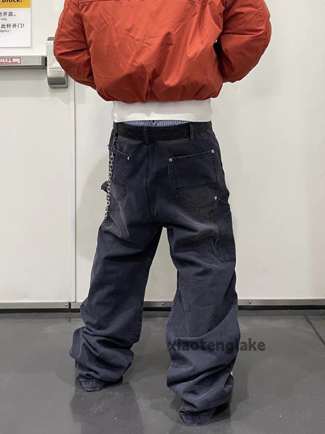 Vintage zx utility skate hiphop loose baggy carpenter work pants Size US 34 / EU 50 - 4 Thumbnail