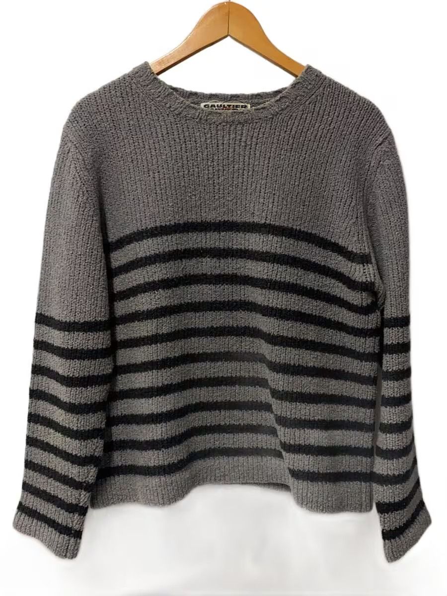 Jean Paul Gaultier 90s Striped Wool Knit Sweater Size US M / EU 48-50 / 2 - 1 Thumbnail