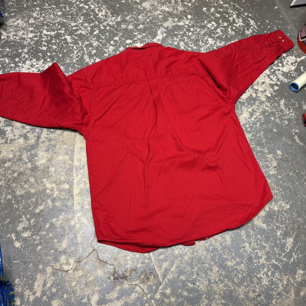 NASCAR Vintage Budweiser Racing Red Botton Up Nascar Shirt Size US XL / EU 56 / 4 - 12 Thumbnail