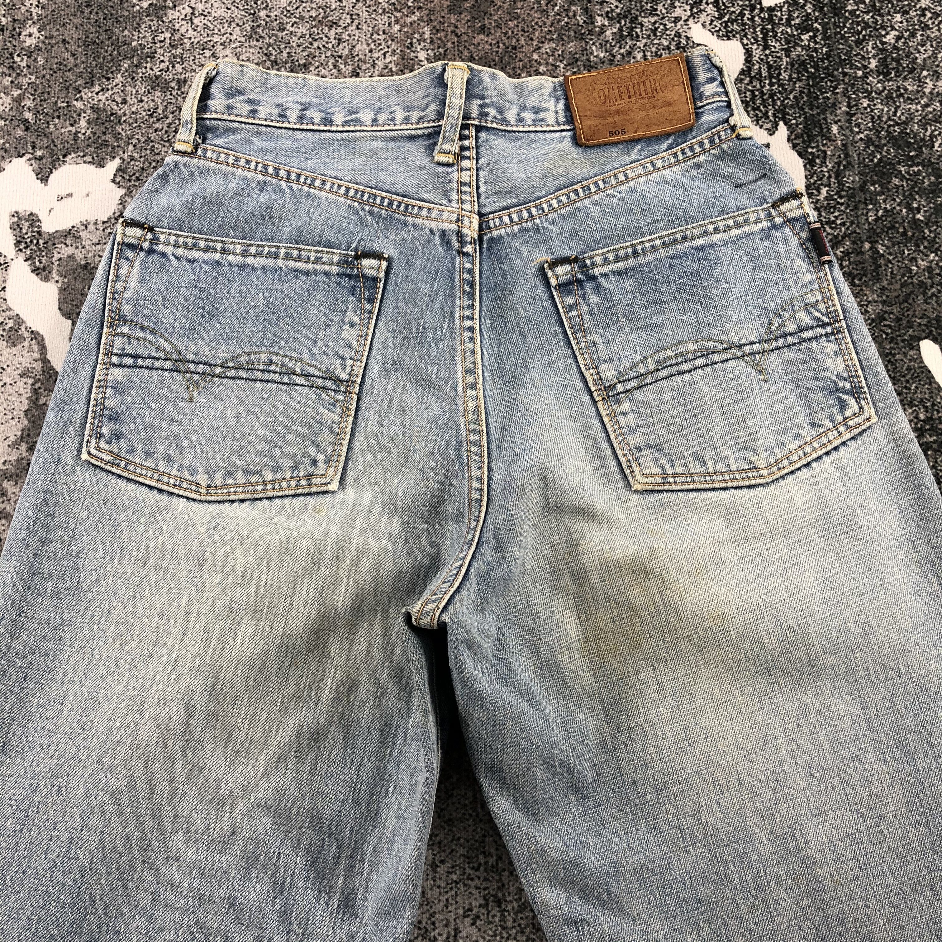 Edwin Size 25x30 Vintage Something Edwin 505 Jeans Selvedge Denim Size 25" / US 0 / IT 36 - 4 Thumbnail