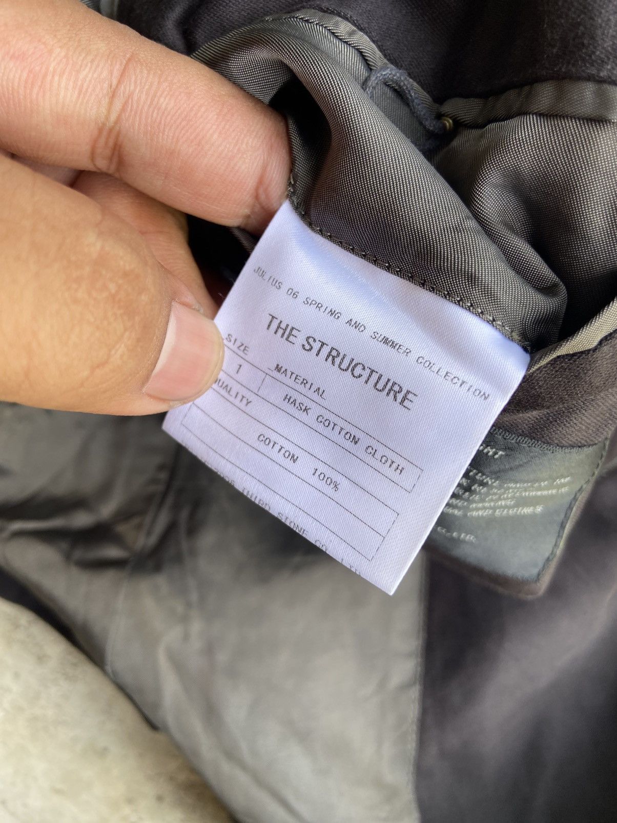 Julius Archive SS06 Julius ‘The Structure’ Blazer Jacket Size US S / EU 44-46 / 1 - 8 Thumbnail