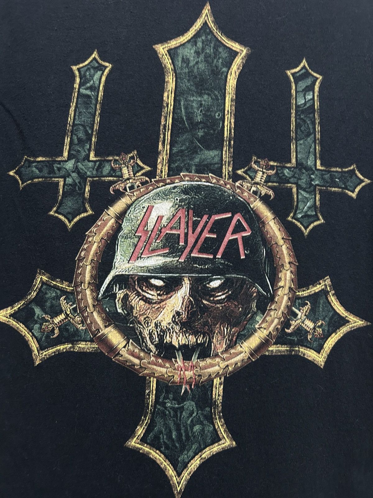 Band Tees SLAYER Hard Cover Double Sided Trash Metal Band T-shirt Size US M / EU 48-50 / 2 - 4 Thumbnail