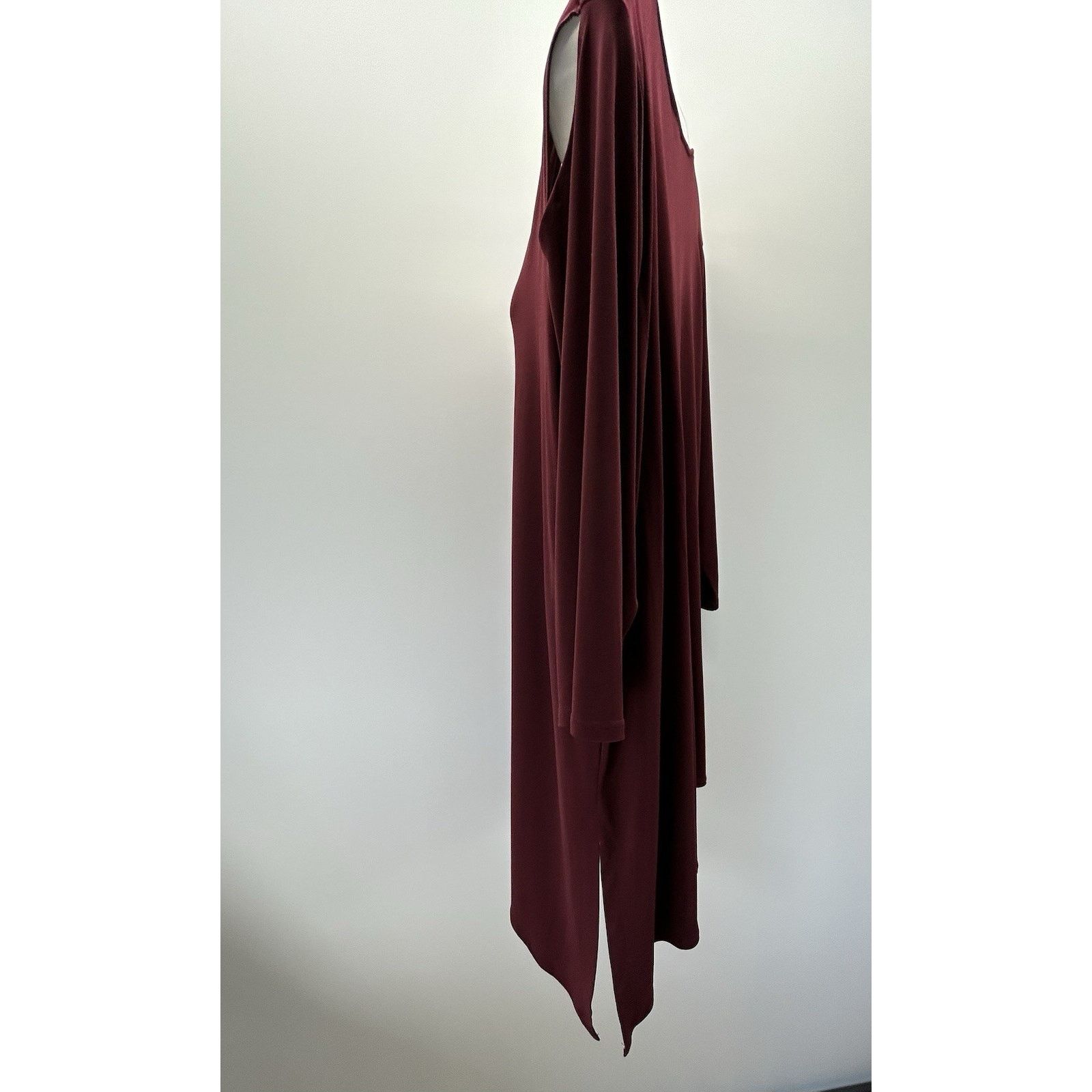 Alfani ALFANI SZ 2X Burgundy Off Shoulder Sheath Midi Dress Size XXL / US 16-18 / IT 52-54 - 5 Thumbnail