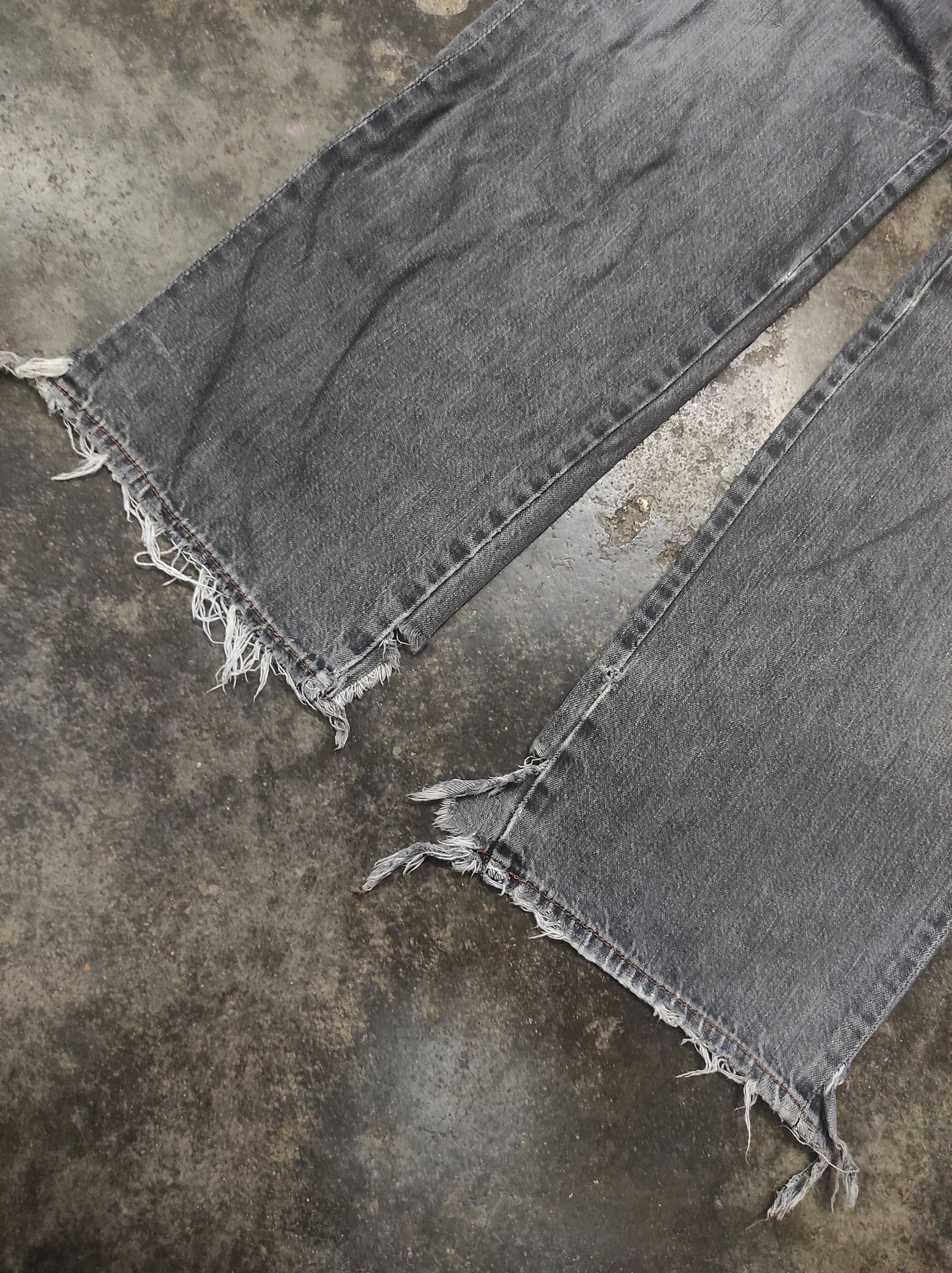 Japanese Brand × Vintage DENIM SUKAJAN SAKURA DISTRESSED JEANS Size US 38 / EU 54 - 4 Thumbnail