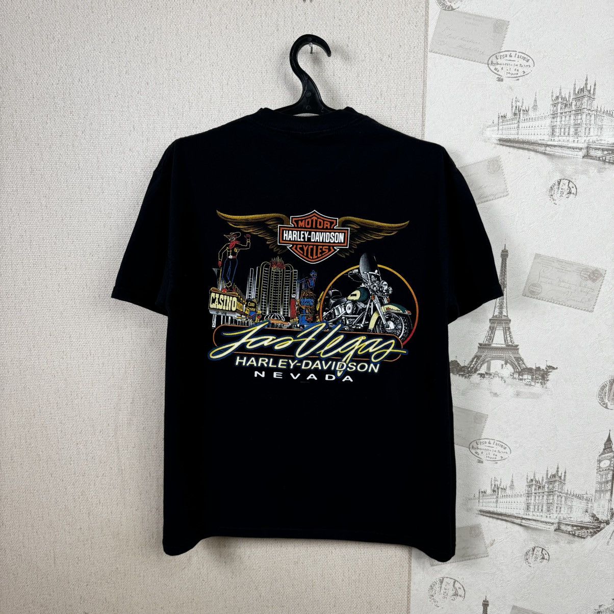 Harley Davidson × Vintage Vintage Harley Davidson T shirt Work Sucks Lets Ride Black Size US XL / EU 56 / 4 - 14 Thumbnail