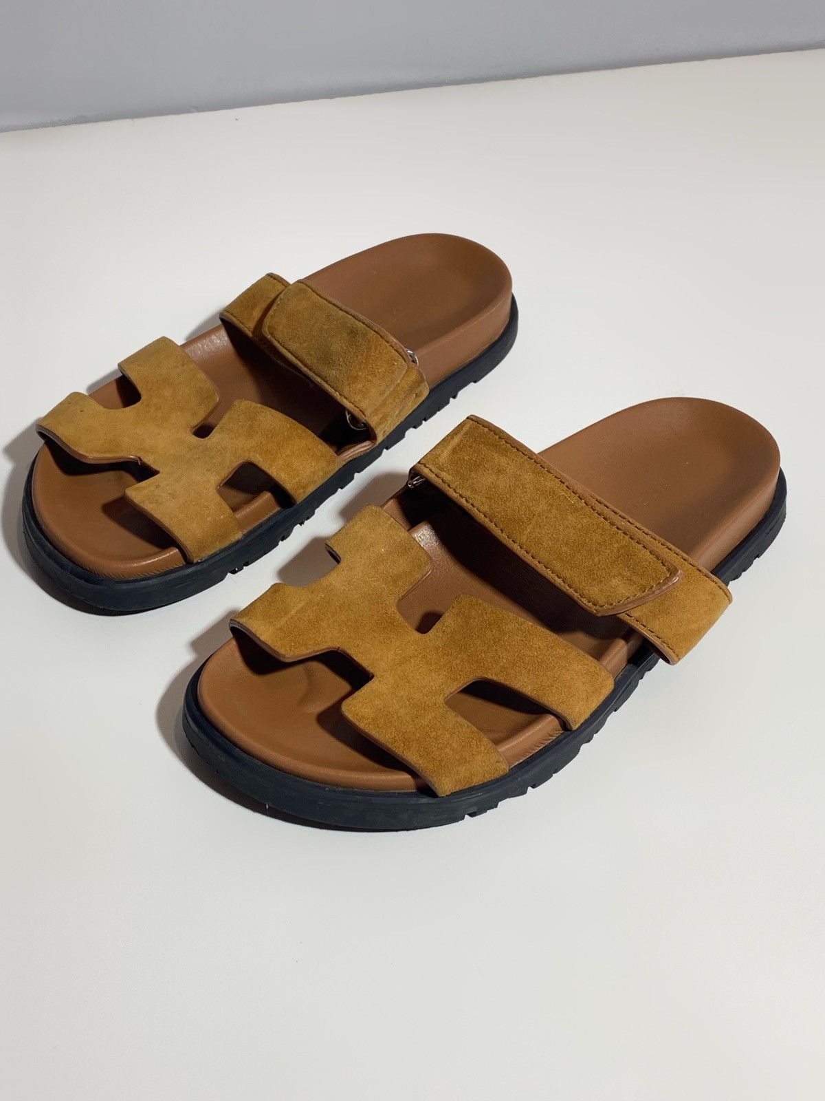 Hermes Hermes Calfskin Women’s Sandals Size US 7 / IT 37 - 4 Thumbnail