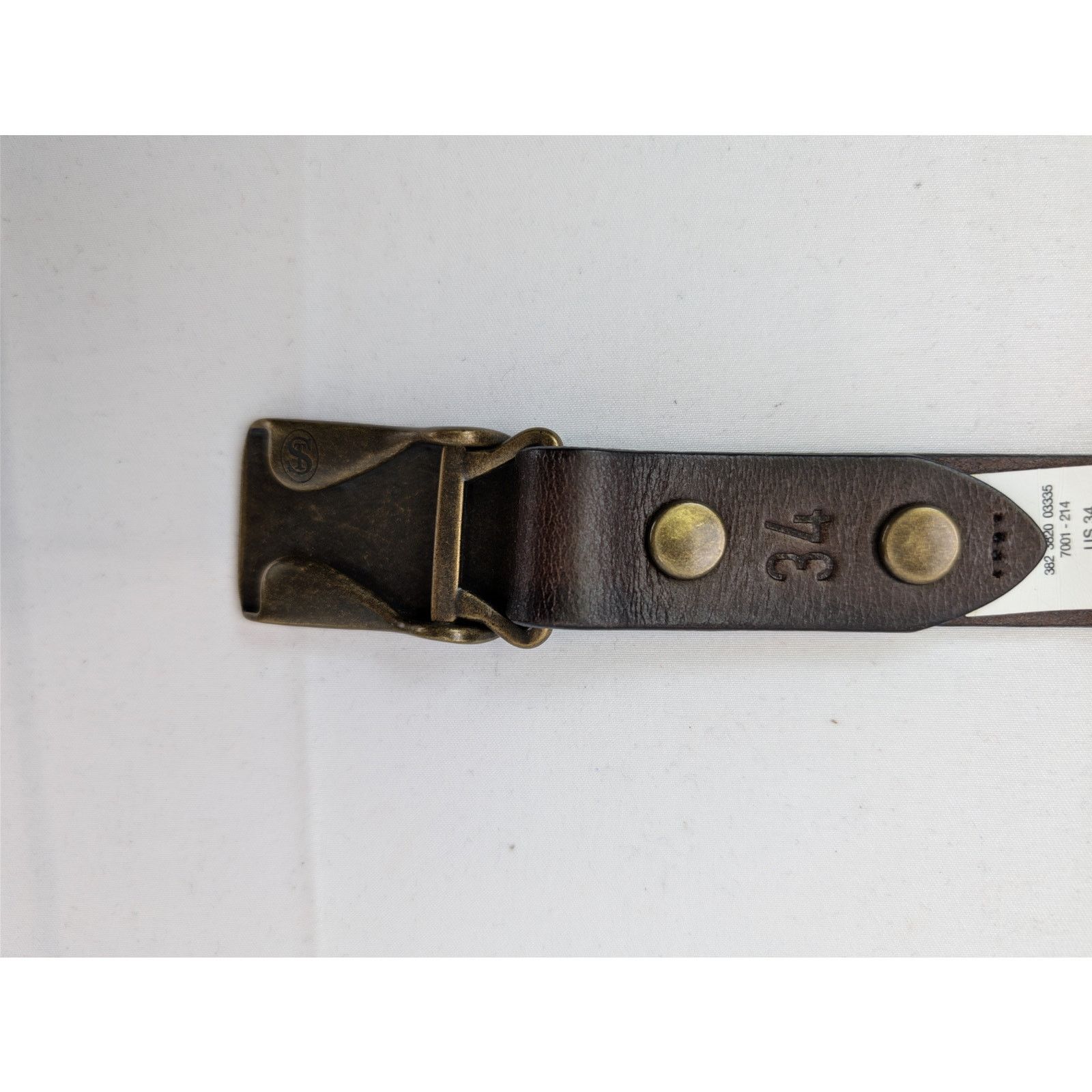 Todd Snyder o1rshd1 CC20 Size: 34 / Vintage Leather Belt in Dark Brown Size 34 - 4 Thumbnail