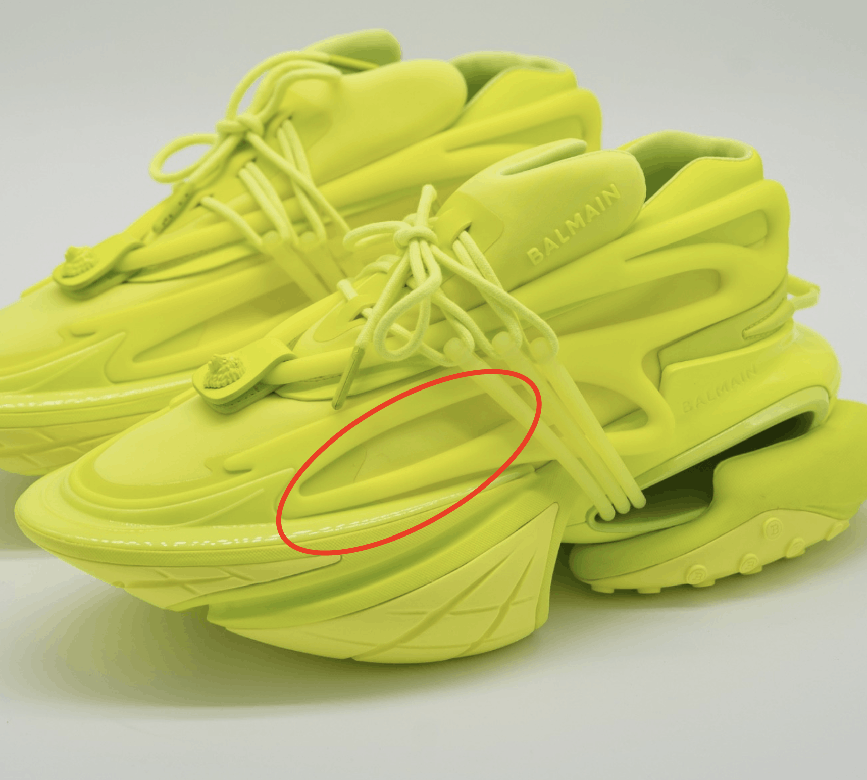 Balmain 42 9 US Balmain Unicorn Neon Green Sneakers Neoprene Size US 9 / EU 42 - 15 Thumbnail