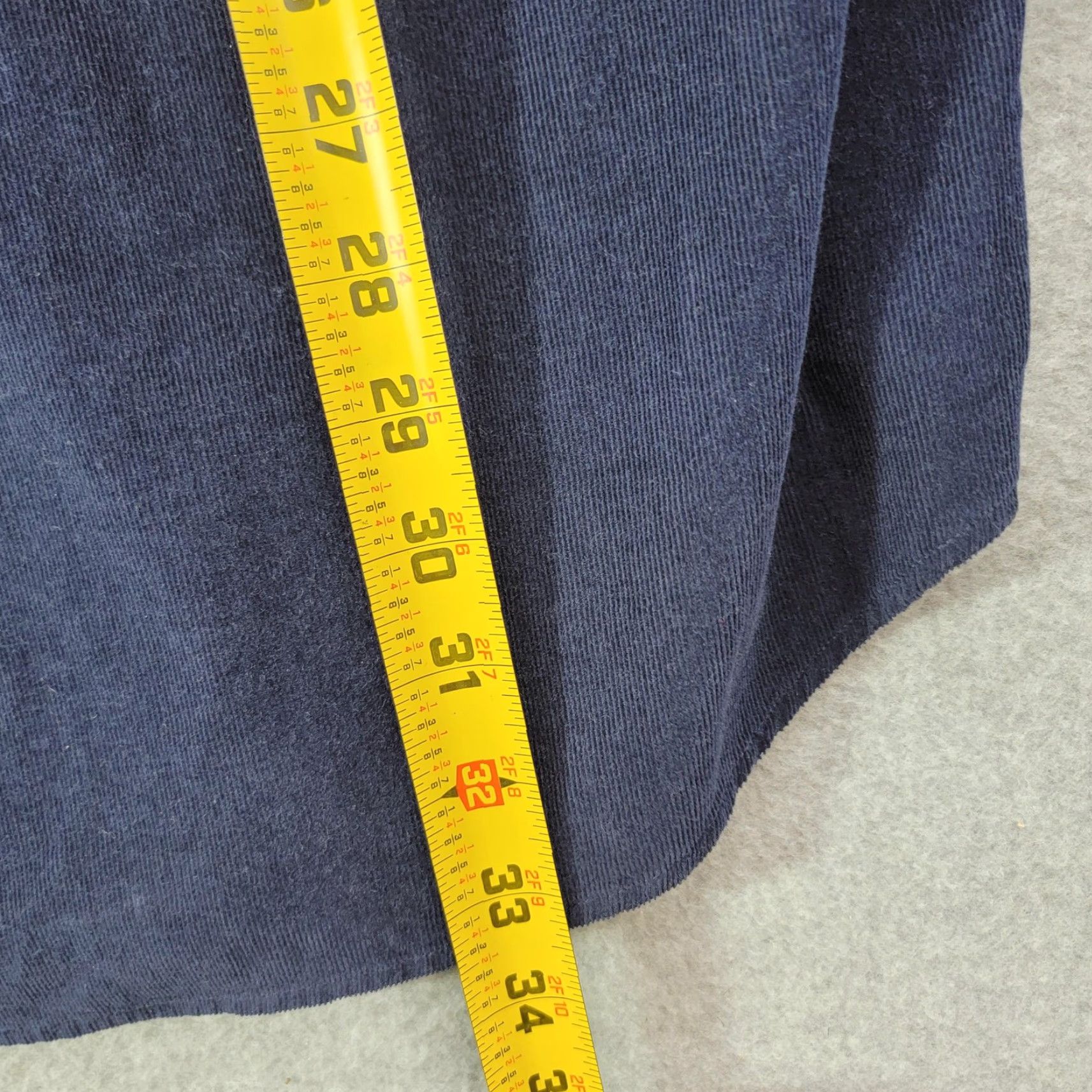Lands' End Lands' End Shirt Mens Large Blue Corduroy Button Down Long Sleeve Casual Size US L / EU 52-54 / 3 - 6 Thumbnail