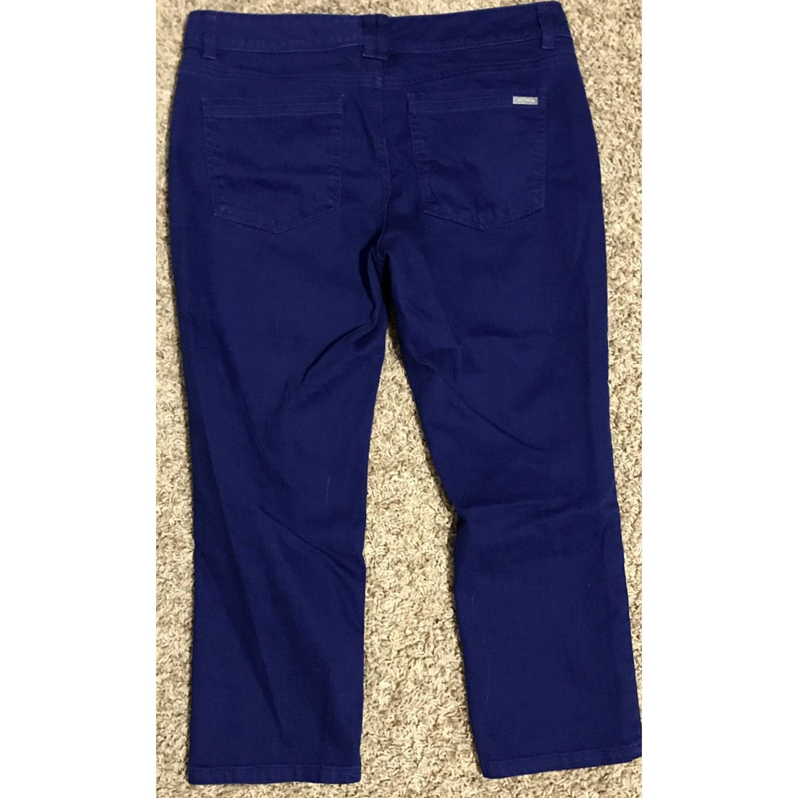 White House Black Market White House Black Market Jeans Slim Cropped Denim 8 Blue 5-Pocket Ankle Womens Size 30" / US 8 / IT 44 - 2 Thumbnail