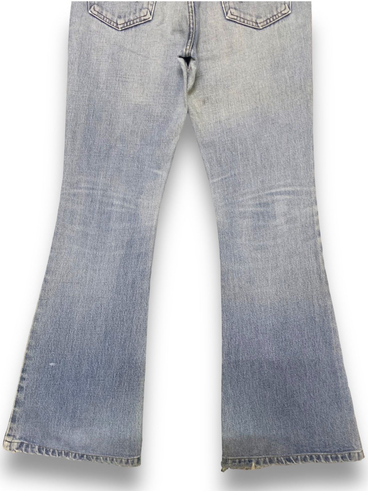 Edwin Vintage Edwin XJeans 400 Flared Bell Bottom Distressed Jeans Size US 28 / EU 44 - 15 Thumbnail