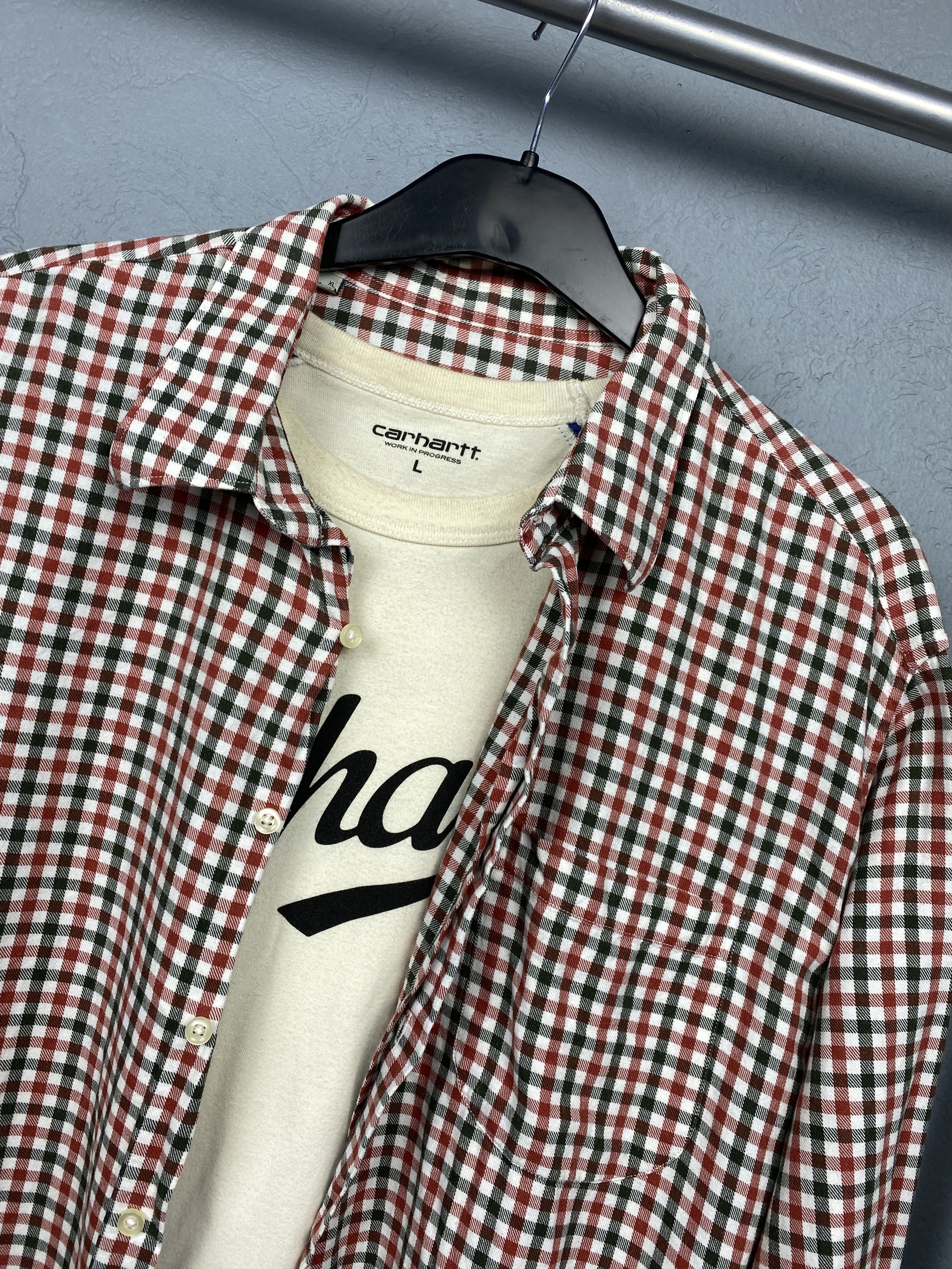 Barbour Barbour Vintage Mens Flannel Plaid Shirt Y2K Size US L / EU 52-54 / 3 - 2 Thumbnail