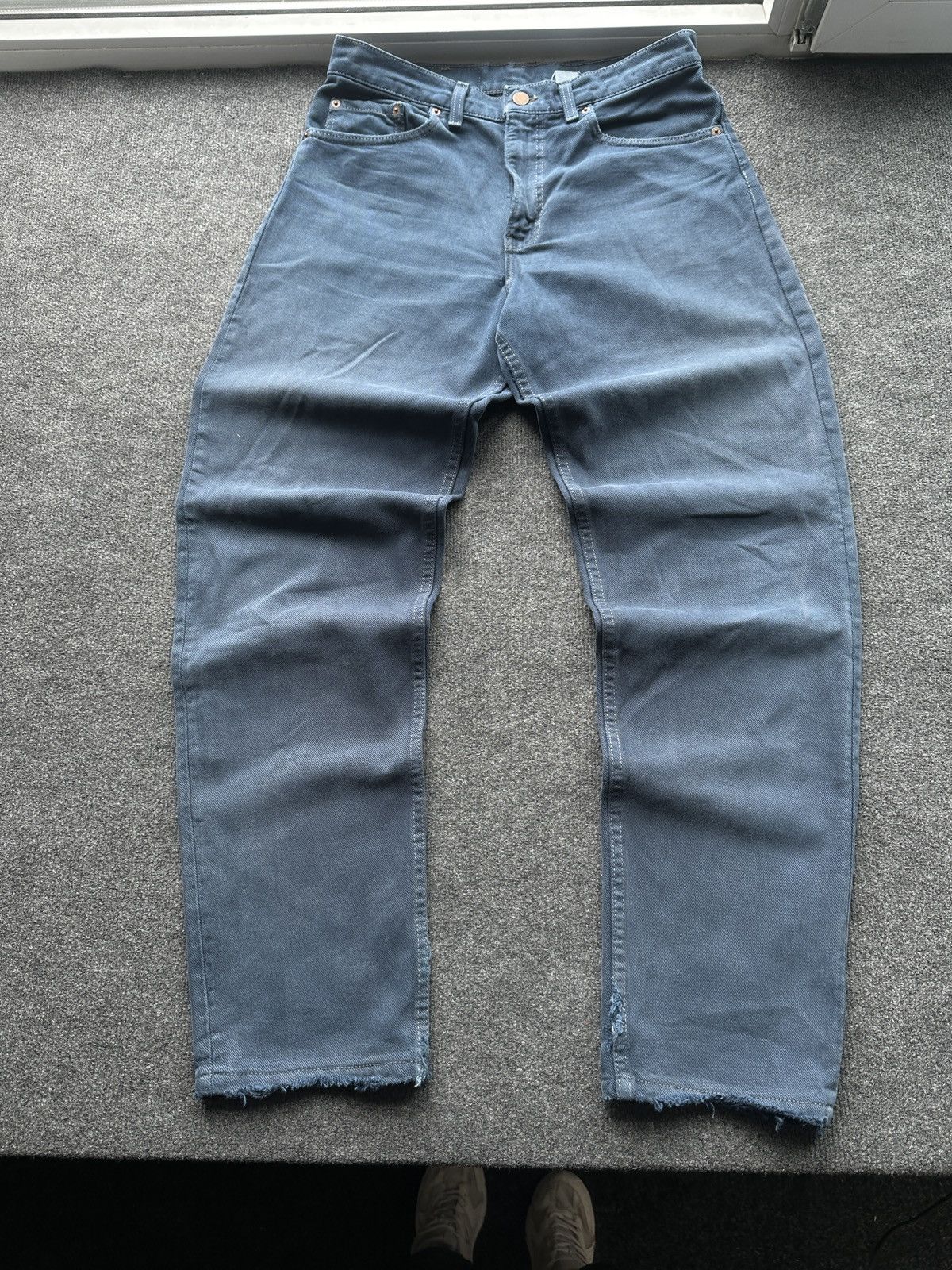 Levi's MADE IN USA 🚨 LEVI’S 550 RARE WASHED DENIM JEANS VNTG Size US 32 / EU 48 - 24 Thumbnail