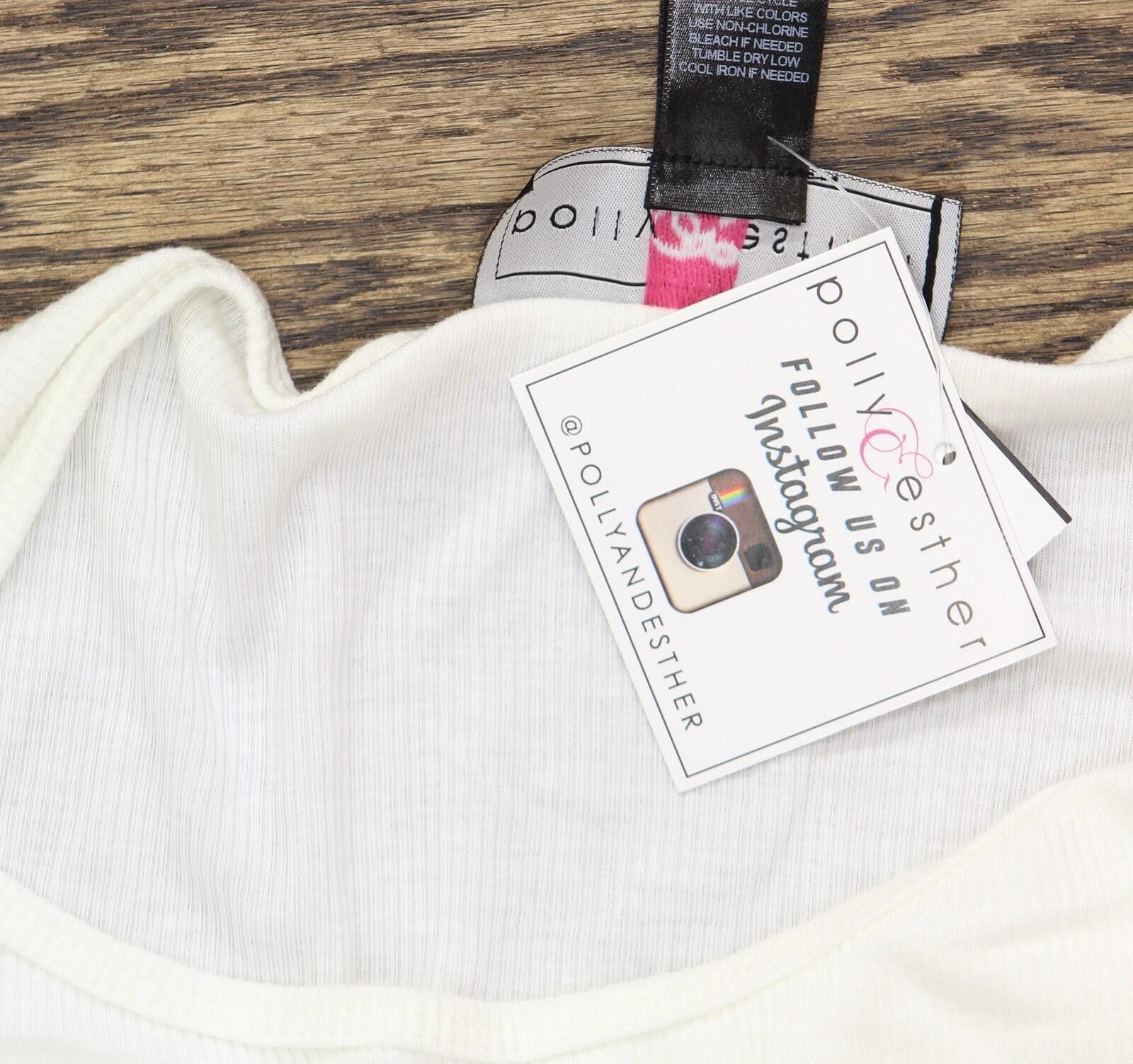 Other Nwt Polly & Esther Solid Scoop-neck Skimmer Top White Xl Size XL / US 12-14 / IT 48-50 - 3 Thumbnail