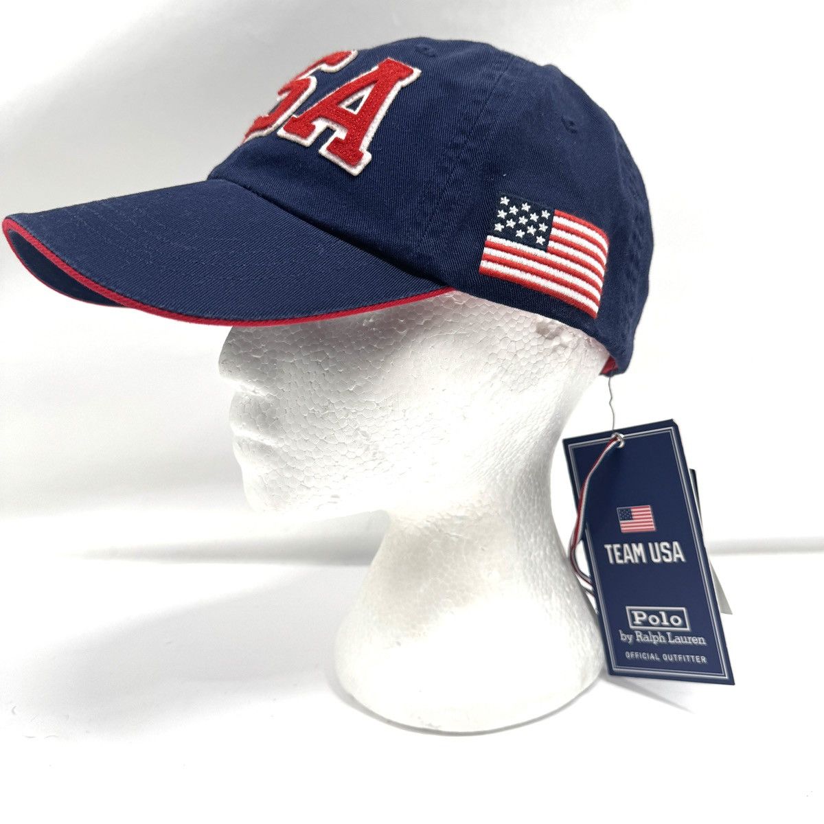 Polo Ralph Lauren Polo Ralph Lauren Team USA Twill Cap - Navy Blue Size ONE SIZE - 3 Thumbnail