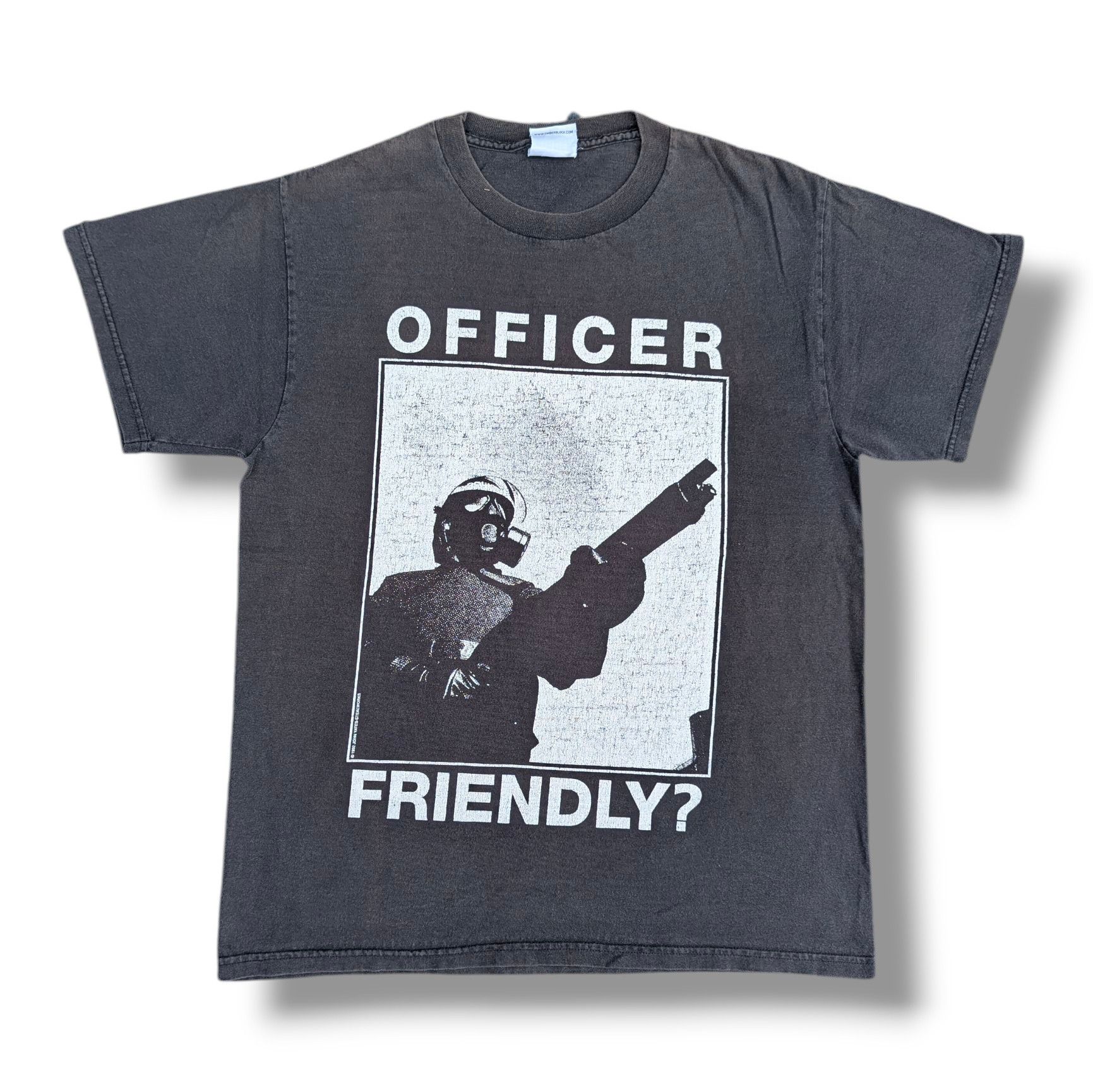 ヴィンテージ2008年The PoliceツアーTシャツALSTYLE 黒2XL Black Flag × Rap Tees × Vintage Vintage 90s John Yates Officer