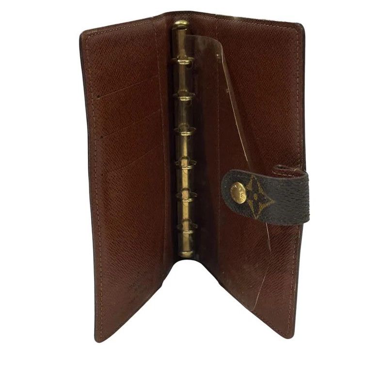 Louis Vuitton Louis Vuitton Small Ring Agenda Cover Brown Size ONE SIZE - 3 Thumbnail