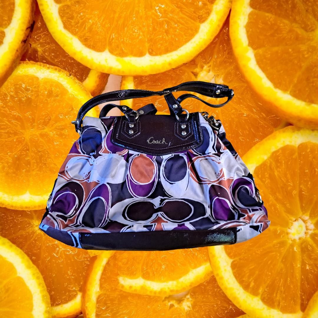 Coach Coach Ashley Sateen F1257-F20113 Colorful Shoulder Bag Size ONE SIZE - 1 Thumbnail