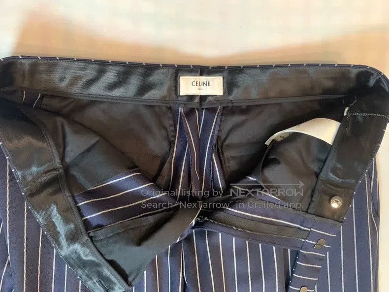 Celine Celine Men's Striped Slacks Size US 36 / EU 52 - 3 Thumbnail