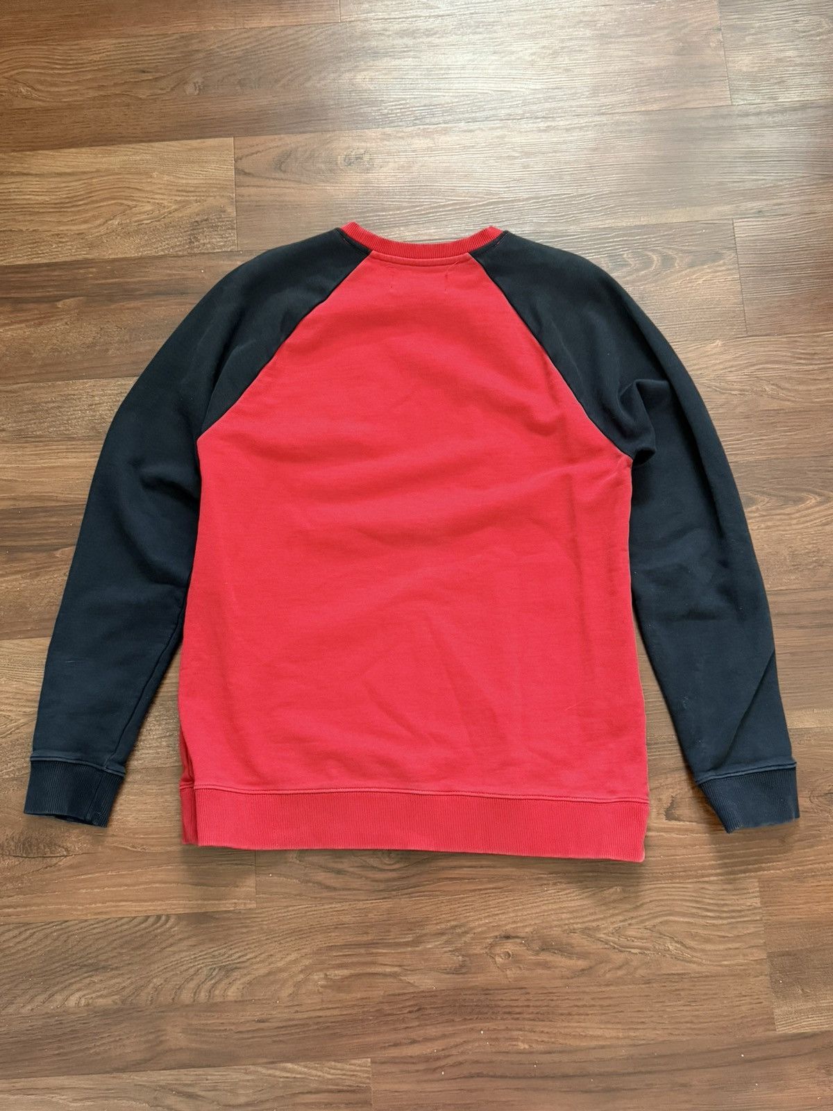 Fred Perry × Raf Simons RAF SIMMONS X FRED PERRY COLOR BLOCK RAGLAN CREWNECK Size US XXS / EU 40 - 2 Thumbnail