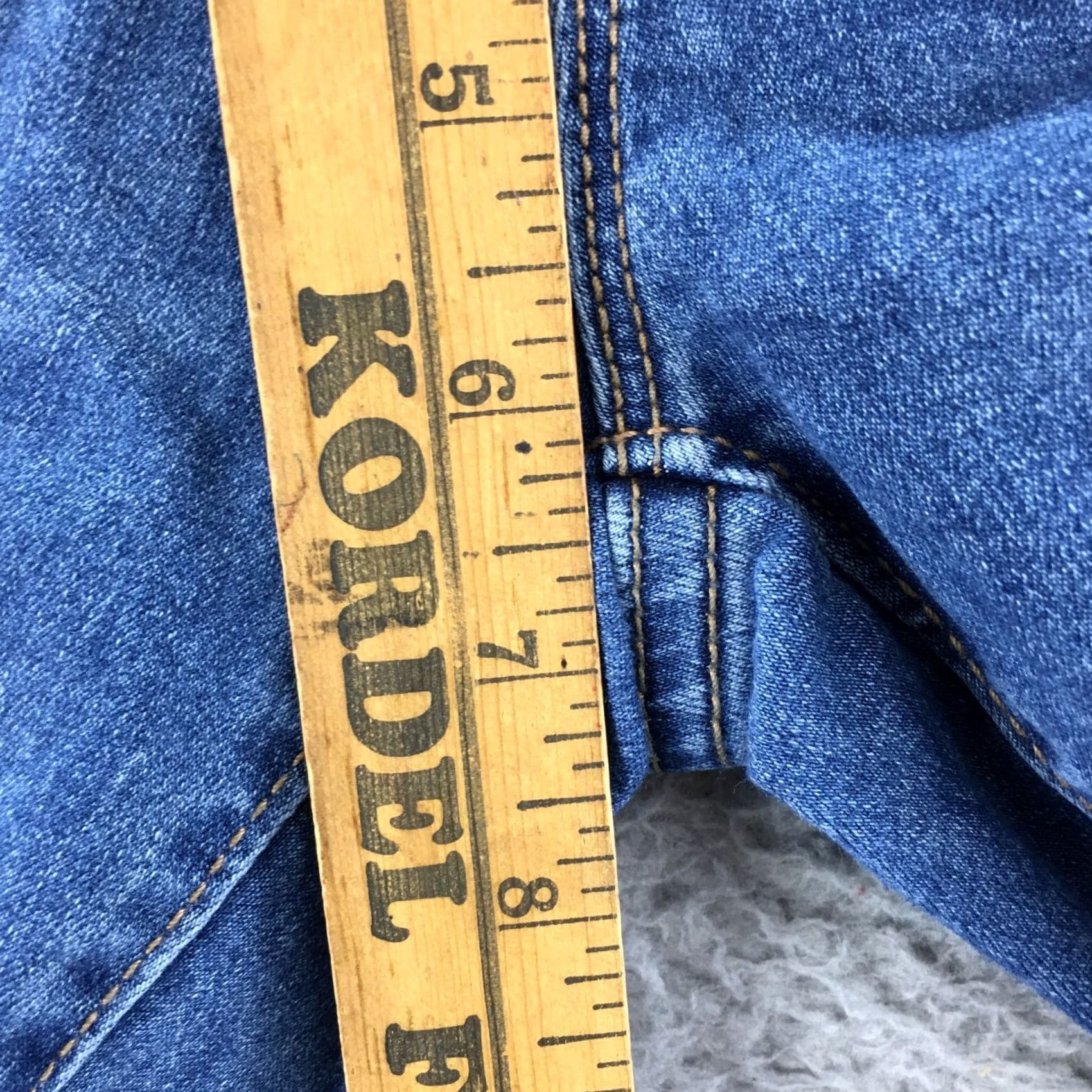 Old Navy Old Navy Maternity Rockstar Jeans Womens 2 Blue Medium Wash Denim Skinny Jeans Size 26" / US 2 / IT 38 - 6 Thumbnail