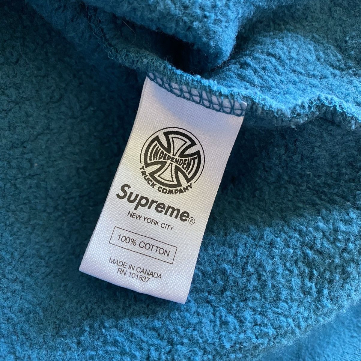 Supreme Surpeme Independent Truck Co Crewneck Sweatshirt Teal 2017 Size US M / EU 48-50 / 2 - 8 Thumbnail
