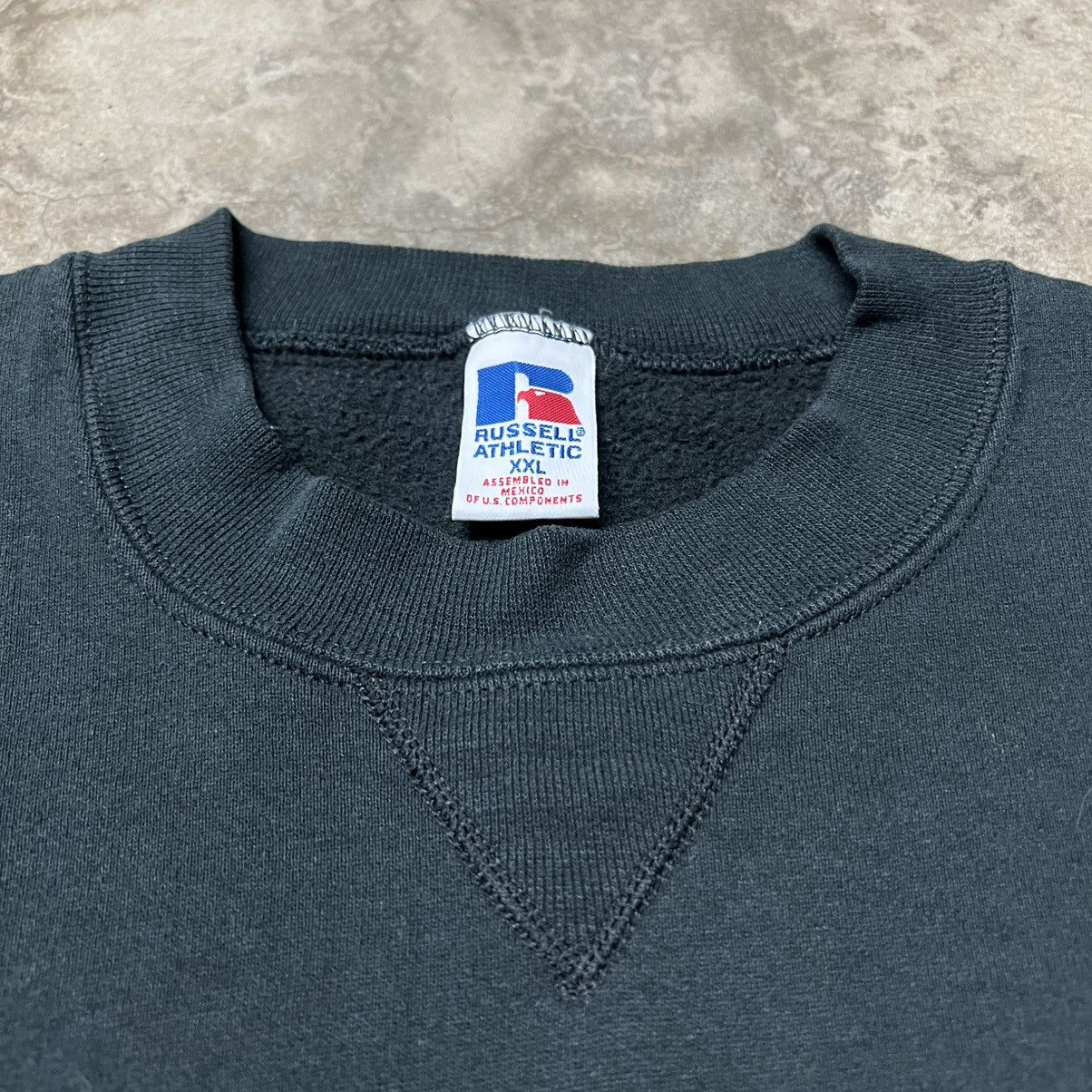 Kanye West × Russell Athletic × Vintage Vintage Russell Athletic Essential Blank Crewneck Sweater Size US XXL / EU 58 / 5 - 3 Thumbnail