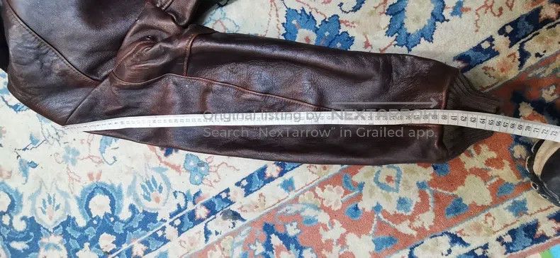 Schott Schott G1 aviator leather down jacket Size US XL / EU 56 / 4 - 5 Thumbnail
