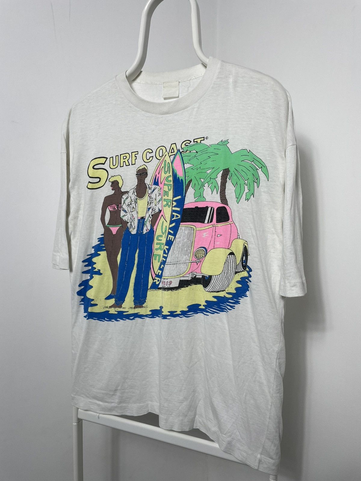 Band Tees × Vintage Hawaii t-shirt vintage 90s surfboard 🏄 Size US L / EU 52-54 / 3 - 10 Thumbnail
